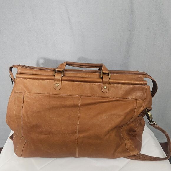 XL Leather Duffle Bag Travel Crossbody CDC Swag 2002 - Picture 5 of 11